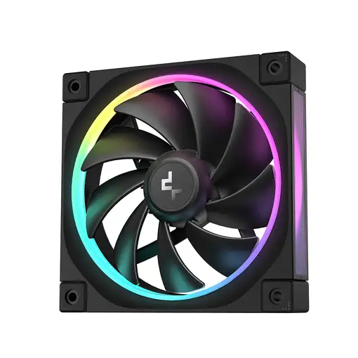 DeepCool FL12-3 in 1 Carcasa del ordenador Ventilador 12 cm Negro 3 pieza(s)