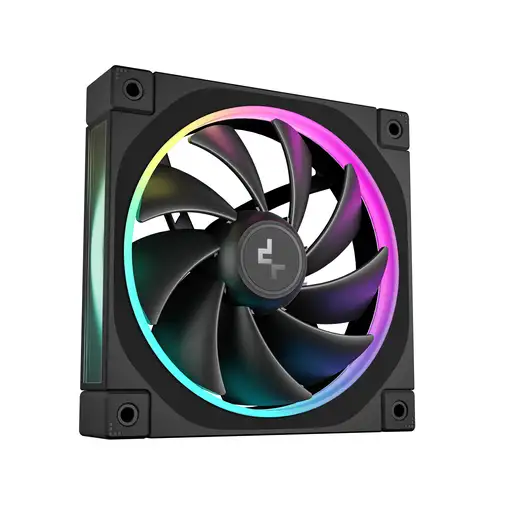 DeepCool FL12-3 in 1 Carcasa del ordenador Ventilador 12 cm Negro 3 pieza(s)