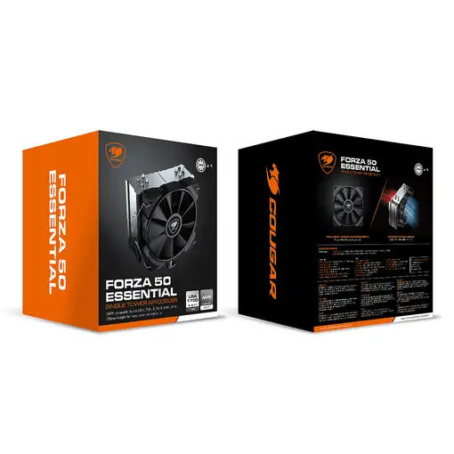 COUGAR Gaming CGR-FZAE50 Procesador Disipador térmico/Radiador 12 cm Negro 1 pieza