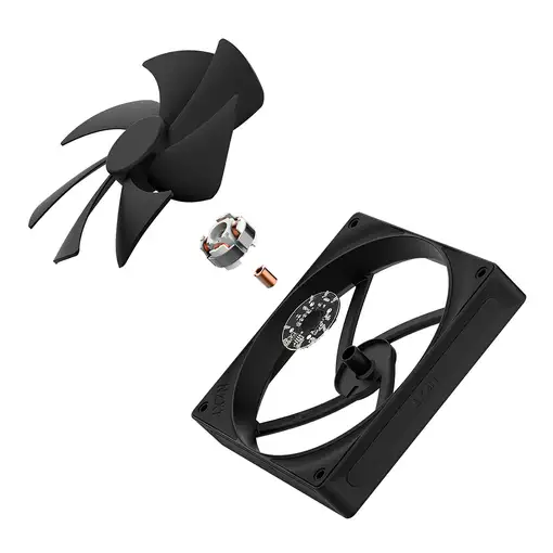 NZXT F140P Carcasa del ordenador Ventilador 14 cm Negro 1 pieza(s)