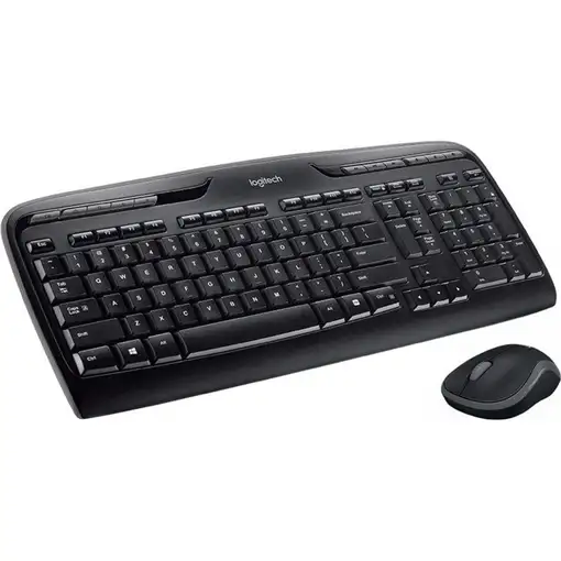Logitech MK330 teclado Ratón incluido Oficina USB QWERTY Español Negro, Gris