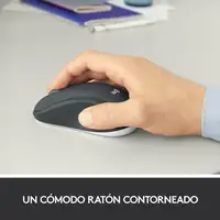 Logitech 920-008680 teclado Ratón incluido Universal USB QWERTY Español Negro, Bla