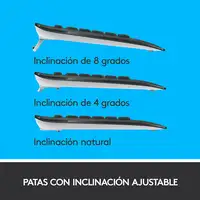 Logitech 920-008680 teclado Ratón incluido Universal USB QWERTY Español Negro, Bla