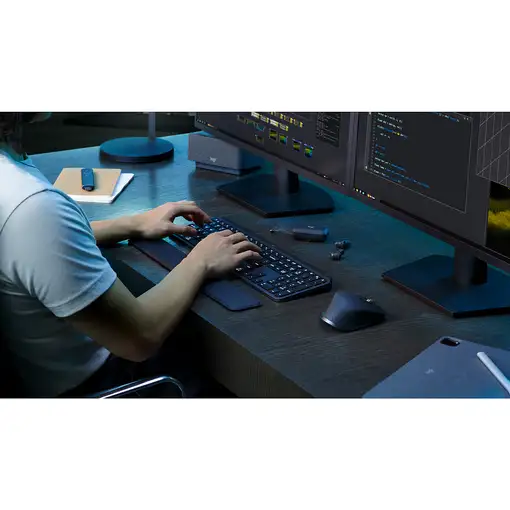 Logitech 920-011614 teclado Ratón incluido Oficina RF Wireless + Bluetooth QWERTY
