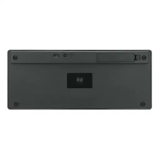 Manhattan 180559 teclado Oficina RF Wireless + Bluetooth QWERTZ Alemán Negro, Gris