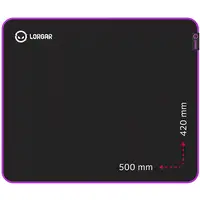 Lorgar Alfombrilla de ratón Main 315 500x420 Negro/Morado