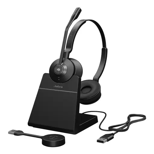 Jabra Engage 55 SE Auriculares Inalámbrico Diadema Oficina/Centro de llamadas Negr