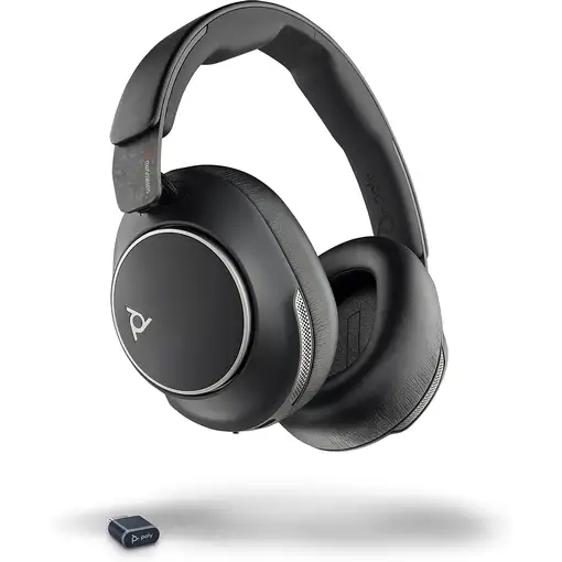 POLY Auriculares Voyager Surround 80 UC USB-C + Adaptador USB-C/A