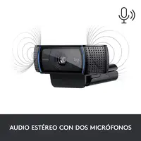 Logitech 960-001055 cámara web 3 MP 1920 x 1080 Pixeles USB 2.0 Negro
