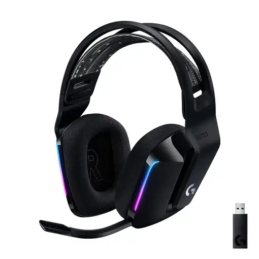 Logitech G 981-000864 auricular y casco Auriculares Inalámbrico Diadema Juego Negr