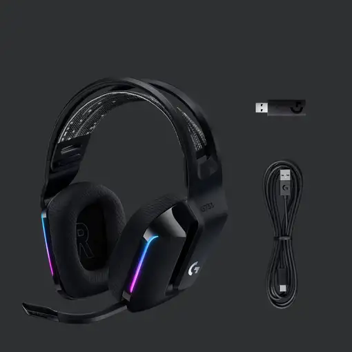 Logitech G 981-000864 auricular y casco Auriculares Inalámbrico Diadema Juego Negr