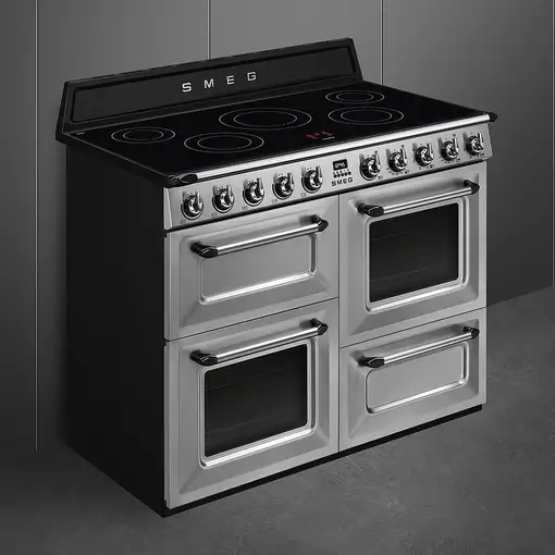 Smeg TR4110IX2 cocina Cocina independiente Eléctrico Con placa de inducción Acero