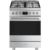 Smeg Symphony C6GMX2 cocina Cocina independiente Eléctrico Encimera de gas Acero i