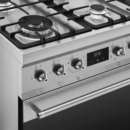 Smeg Symphony C6GMX2 cocina Cocina independiente Eléctrico Encimera de gas Acero i