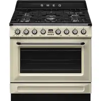 Smeg Victoria TR90GMP cocina Cocina independiente A Eléctrico Encimera de gas Crem