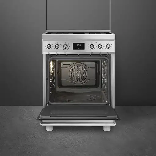 Smeg Symphony C6IPXM2 cocina Cocina independiente Eléctrico Con placa de inducción
