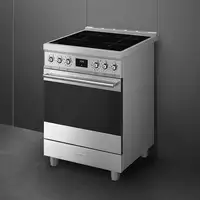Smeg Symphony C6IPXM2 cocina Cocina independiente Eléctrico Con placa de inducción