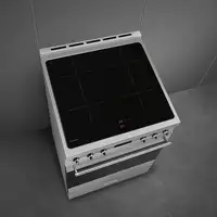 Smeg Symphony C6IPXM2 cocina Cocina independiente Eléctrico Con placa de inducción