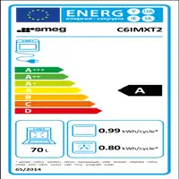 Smeg Symphony C6IMXT2 cocina Cocina independiente Eléctrico Con placa de inducción