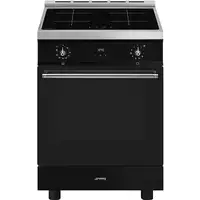 Smeg C6IPBLT2 cocina Cocina independiente Eléctrico Con placa de inducción Negro,