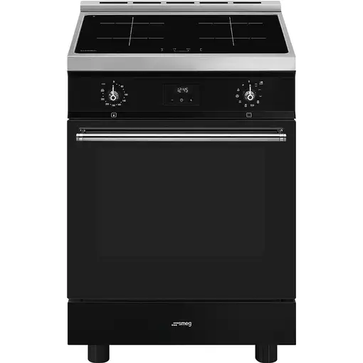 Smeg C6IPBLT2 cocina Cocina independiente Eléctrico Con placa de inducción Negro,