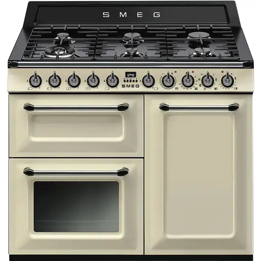 Smeg TR103P cocina Cocina independiente Eléctrico Encimera de gas Crema de color