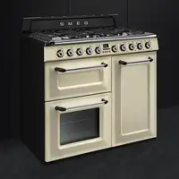 Smeg TR103P cocina Cocina independiente Eléctrico Encimera de gas Crema de color