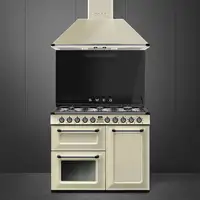 Smeg TR103P cocina Cocina independiente Eléctrico Encimera de gas Crema de color