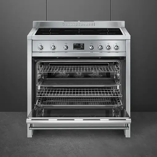 Smeg A1PYID-9 cocina Cocina independiente Eléctrico Con placa de inducción Acero i