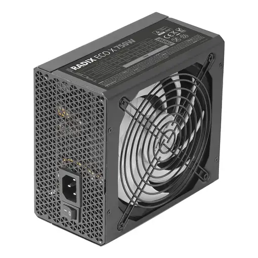 Tacens RADIX ECO X 750, Fuente Alimentación PC ATX 750W, 6 Años Garantía, 87% Efic