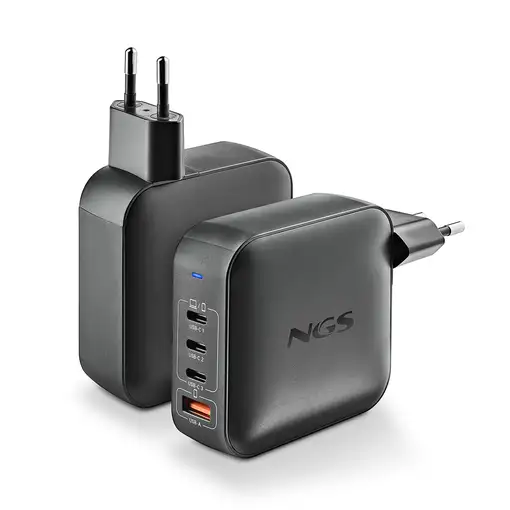 NGS BUD 165W Universal Negro Corriente alterna Carga rápida Interior