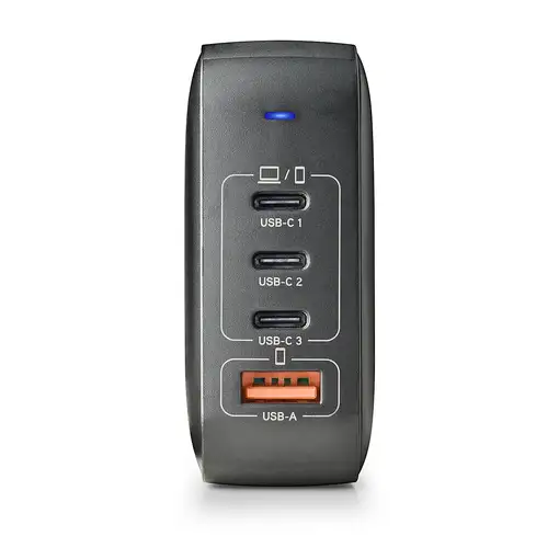 NGS BUD 165W Universal Negro Corriente alterna Carga rápida Interior