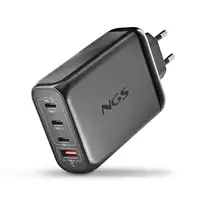 NGS BUD 140W Universal Negro Corriente alterna Carga rápida Interior