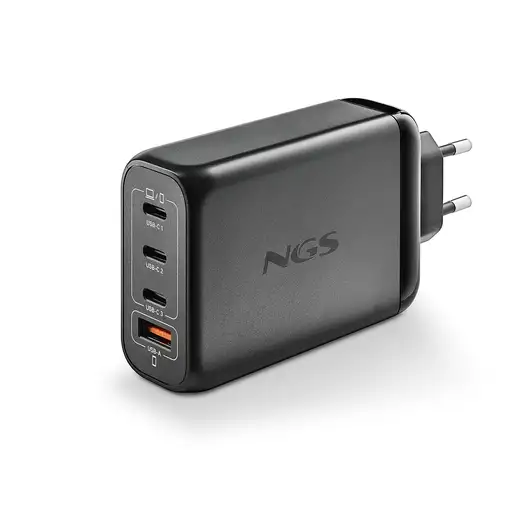 NGS BUD 140W Universal Negro Corriente alterna Carga rápida Interior