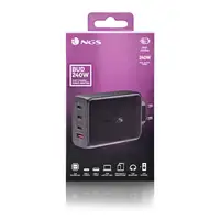 NGS BUD 240W Universal Negro Corriente alterna Carga rápida Interior