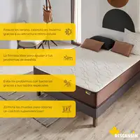 Colchon 150x180 Viscoelástico + REGALO 2 Almohadas Viscoelasticas 75 cm Descansin