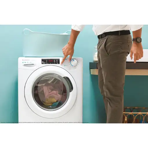 Candy Smart Pro CSOW 4965TWE/1-S lavadora-secadora Independiente Carga frontal Bla
