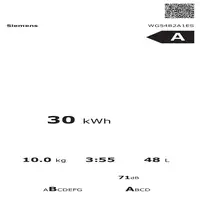 Siemens iQ700 WG54B2A1ES lavadora Carga frontal 10 kg 1400 RPM Blanco
