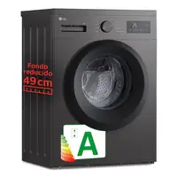 LG F4A1009NDK lavadora Carga frontal 9 kg 1400 RPM Grafito, Plata