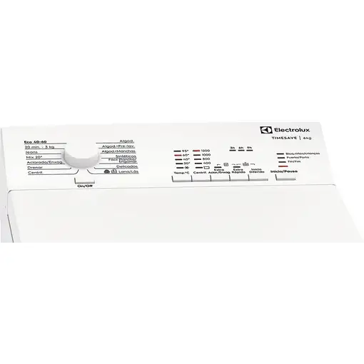 Electrolux EN5T8621NA lavadora Carga superior 6 kg Blanco
