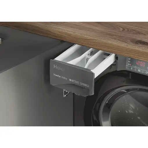 Haier Series 4 HWQ90B416FWBR lavadora Carga frontal 9 kg 1600 RPM Antracita