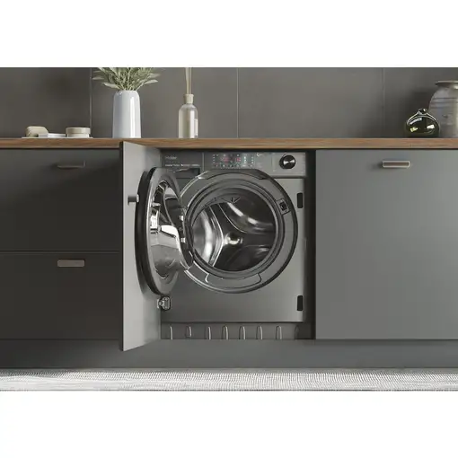 Haier Series 4 HWQ90B416FWBR lavadora Carga frontal 9 kg 1600 RPM Antracita