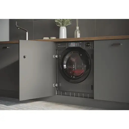 Haier Series 4 HWQ90B416FWBR lavadora Carga frontal 9 kg 1600 RPM Antracita