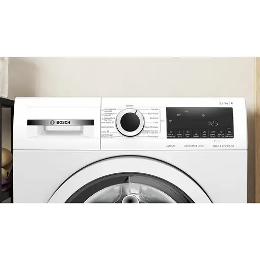 Lavadora-secadoras 5 / 9 kg 1400 rpm Blanco WNA144V0IT BOSCH