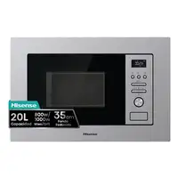 Hisense BIM320G41X microondas Acero inoxidable Microondas combinado Integrado 20 L