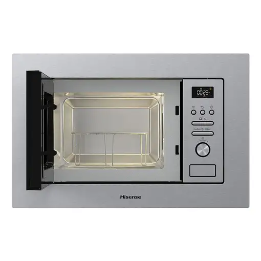 Hisense BIM320G41X microondas Acero inoxidable Microondas combinado Integrado 20 L