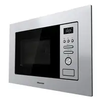 Hisense BIM320G41X microondas Acero inoxidable Microondas combinado Integrado 20 L