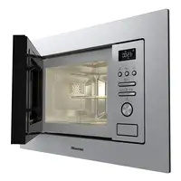 Hisense BIM320G41X microondas Acero inoxidable Microondas combinado Integrado 20 L