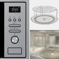 Hisense BIM320G41X microondas Acero inoxidable Microondas combinado Integrado 20 L