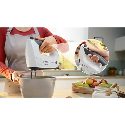Bosch MFQ37400 batidora Batidora de mano 750 W Gris, Blanco